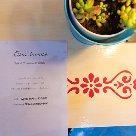 Aria Di Mare Rooms Cefalù Eksteriør billede